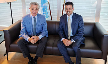 Saudi envoy to UN in Geneva, UNHCR chief discuss stronger cooperation