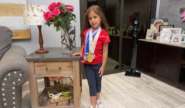Saudi girl, 6, wins five medals in rhythmic gymnastics