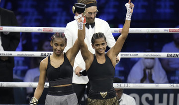 Britain’s Ali wins first Saudi women’s boxing match in seconds