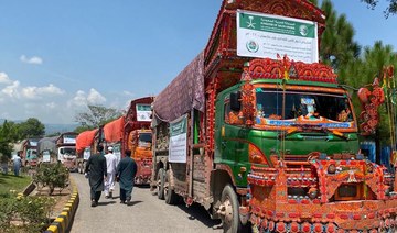 KSrelief dispatches third relief convoy to flood-ravaged Pakistan
