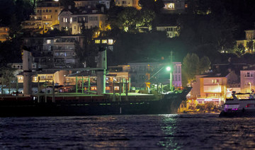 Grain ship from Ukraine towed to anchorage in Istanbul, traffic reopened