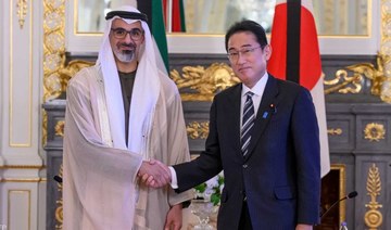 UAE’s Sheikh Khalid meets Japan PM ahead of finalization of bilateral agreements