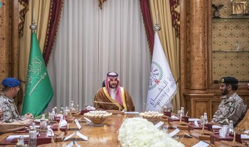 New Saudi defense minister meets senior ministry officials