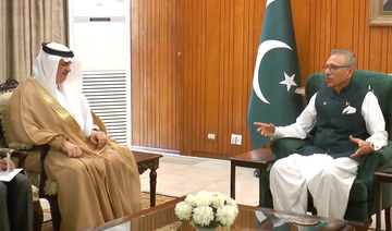 In meeting with Saudi envoy, Pakistan president urges for steps to increase bilateral trade