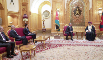 Jordan’s King Abdullah meets with sultan in Oman