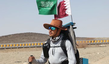For Saudi fan, road to World Cup is a desert trek