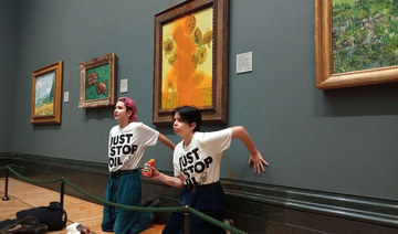 UK climate change protesters throw soup at van Gogh’s ‘Sunflowers’