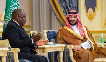 Saudi Arabia’s crown prince receives South Africa’s president in Jeddah