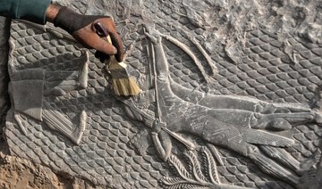 Ancient carvings discovered at iconic Iraq monument bulldozed by Daesh