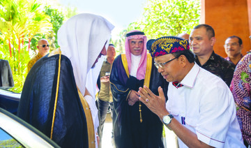 The secretary-general of the Muslim World League, Mohammed Al-Issa arrives in Bali. (Supplied)