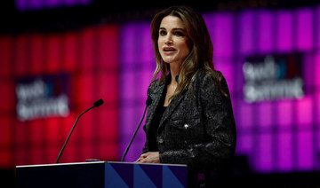 Jordan’s Queen Rania highlights differing treatment of refugees in speech at Web Summit in Lisbon