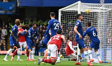 Gabriel sends Arsenal top as Chelsea crash again