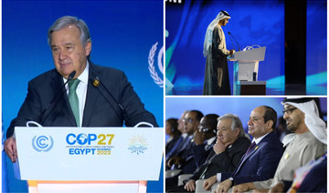UN chief issues stark warning, Arab leaders pledge commitment to climate goals on opening day of COP27 