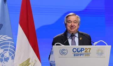 UN chief Guterres laughs off ‘wrong speech’ moment at COP27