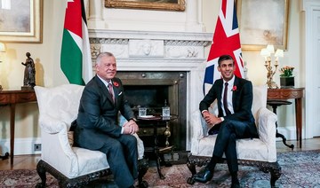 Jordan’s King Abdullah, UK PM Rishi Sunak discuss strategic relations
