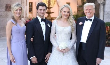 Tiffany Trump dons Elie Saab gown to marry Lebanese-born Michael Boulos
