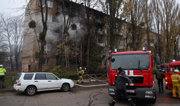 Ukraine blames Russia for missile attack on Kyiv housing blocks