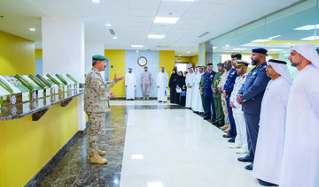 UAE National Defense College delegation visits Islamic Military Counter Terrorism Coalition headquarters in Riyadh. (Supplied)