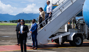 US VP Harris visits Philippine island near China-claimed waters