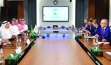Dr. Abdullah Al-Rabeeah meets with Uzbek Special Representative in Riyadh. (Supplied)