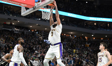 Anthony Davis, LeBron James take charge as Lakers beat Bucks in thriller