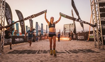 Sergei Perelygin and Lindsay Webster crowned winners at Spartan World Championships in Abu Dhabi