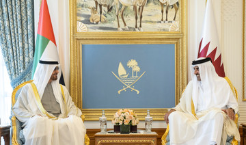UAE, Qatar rulers hold talks in Doha
