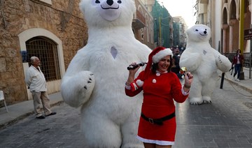 Lebanese create Christmas holiday spirit defying crippling economic crisis