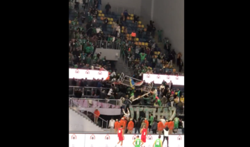 Multiple injuries after stage collapses at basketball game in Egypt