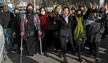 Afghan women denounce Taliban’s ban on females working for NGOs