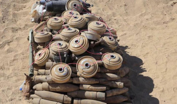 Saudi project clears 1,028 Houthi mines in Yemen