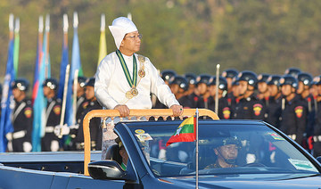 Myanmar army leader touts election plan on Independence Day
