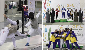 Winners crowned on final day of Saudi women’s fencing championship 