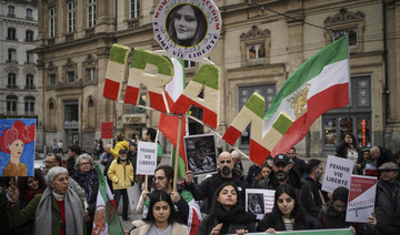 Hundreds rally in French city in support of Iran protests