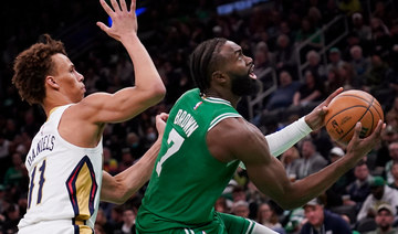 Brown leads Celtics over Pelicans 125-114, Bucks sink Hawks