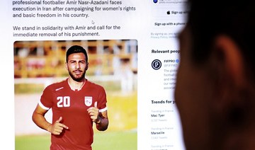 Jailed Iranian footballer issues plea to international community