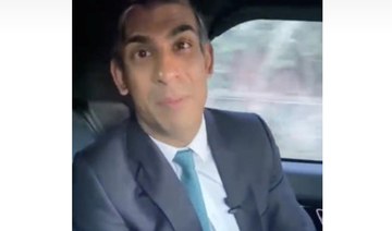 UK PM Sunak gets fined by police for failing to wear seat belt