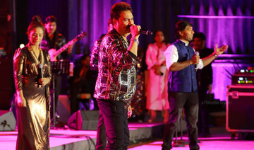 Kumar Sanu was the star of the show for the two-day music festival at the Equestrian Club in Jeddah. (Supplied)
