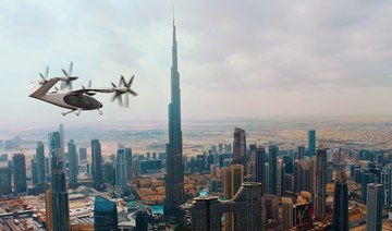 Dubai says flying taxis to take off by 2026 from 4 stations across city