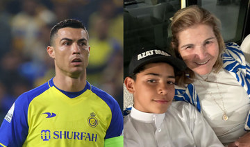 Saudi fans delighted as Cristiano Ronaldo’s mother posts selfie with grandson in thobe 