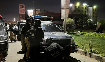 Four dead, 14 injured after gun attack at police headquarters in Karachi