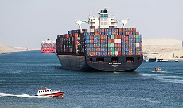 Egyptian authorities refloat grounded container ship in Suez Canal