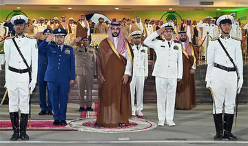Saudi defense minister attends graduation of naval, military colleges cadets 