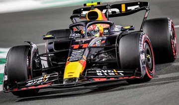 Sergio Perez on pole for Red Bull in Saudi Arabia for 2nd year running