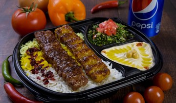 Shaya’s kabab plate. (Supplied)