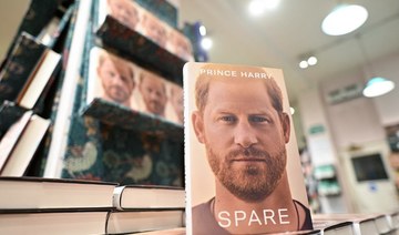 Copies of “Spare” by Britain's Prince Harry, Duke of Sussex, are displayed at Daunt Books on Marylebone High Street in London. 