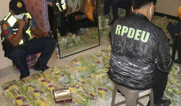 Philippine police seize large stash of drugs in tea bags