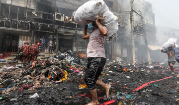 Celebrities buy burnt clothes to support victims of Bangladesh market fire