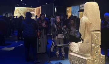 Around 10,000 people a day are expected to visit the “Ramses and Gold of the Pharaohs” at the Lafayette showroom. 