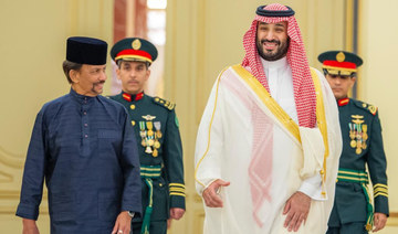 Saudi crown prince receives the Sultan of Brunei
